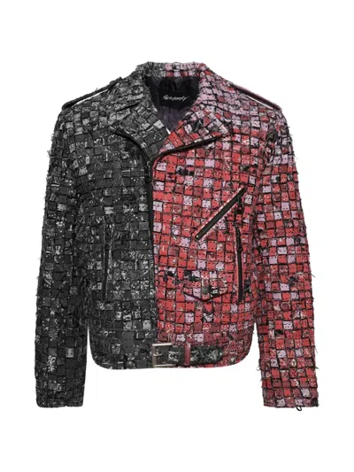 Paris Laundry Boro Biker Jacket In Multi