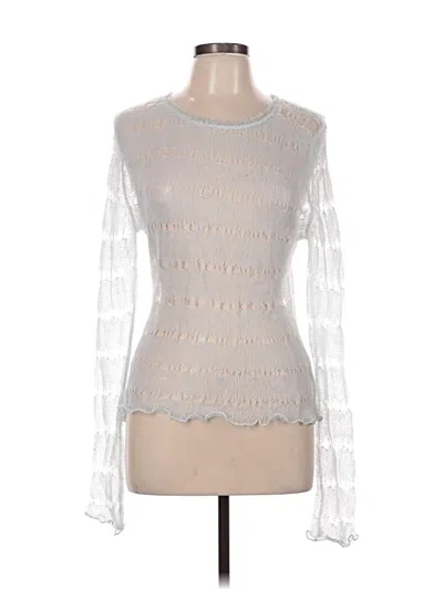 Pre-owned Paris Paris Cardigan Sweater In Silver