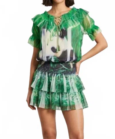 Paris Paris Women's Parisian Charm Blouse In Green