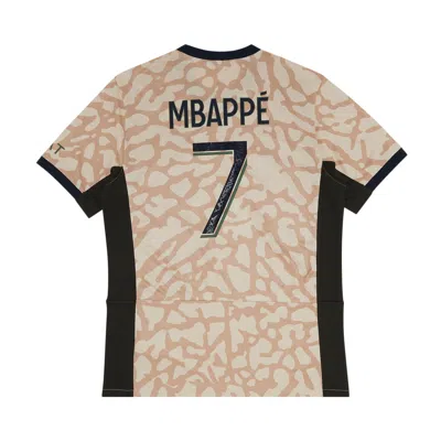 Pre-owned Paris Saint-germain Fourth Stadium Mbappé Jersey 'tan'