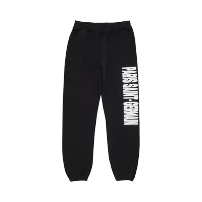 Pre-owned Paris Saint-germain Goat Exclusive  Headline Logo Sweatpants 'black' | Men's Size Xl