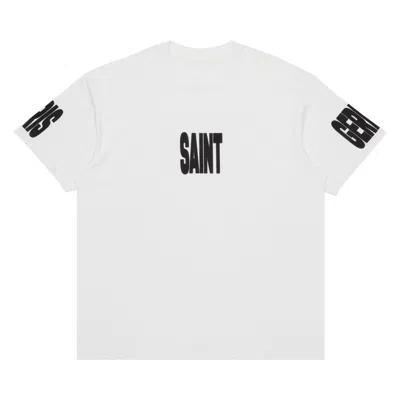 Pre-owned Paris Saint-germain Goat Exclusive  Headline Logo T-shirt 'white' | Men's Size Xl