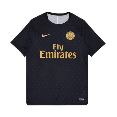 Pre-owned Paris Saint-germain Home Stadium Jersey 'grey/yellow' | Men's Size L In Gray