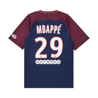 Pre-owned Paris Saint-germain Mbappé #29 Home Stadium Jersey 'navy/burgundy' | Blue | Men's Size S