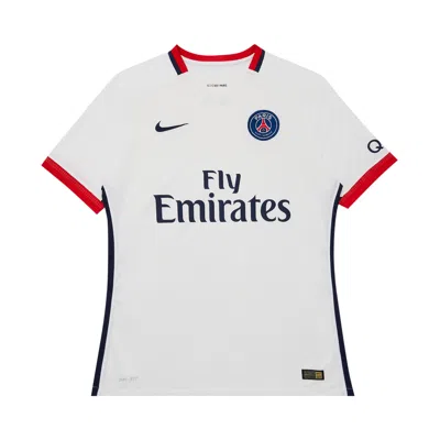 Pre-owned Paris Saint-germain Stock Pro Away Jersey 'white' | Men's Size L