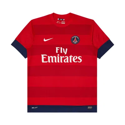 Pre-owned Paris Saint-germain Vintage  Away Stadium Jersey 'red' | Men's Size M