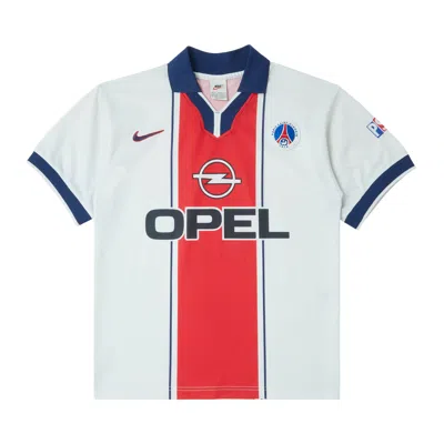 Pre-owned Paris Saint-germain Vintage  Away Stadium Jersey 'white' | Men's Size S