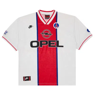 Pre-owned Paris Saint-germain Vintage  Away Stadium Jersey 'white' | Men's Size Xl