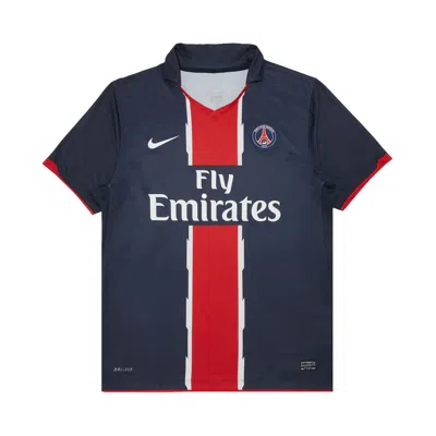 Pre-owned Paris Saint-germain Vintage  Home Stadium Jersey 'navy' | Blue | Men's Size L