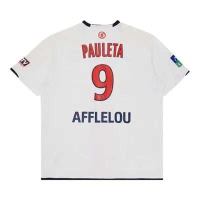 Pre-owned Paris Saint-germain Vintage  Pauleta #9 Away Stadium Jersey 'white' | Men's Size Xxl