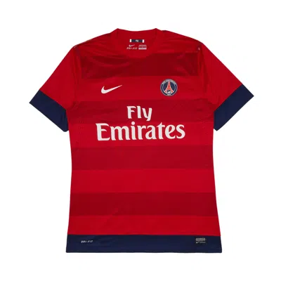 Pre-owned Paris Saint-germain Vintage  Stock Pro Away Jersey 'red' | Men's Size L