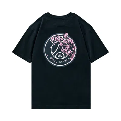 Pre-owned Paris Saint-germain X Edifice Japan Sakura T-shirt 'black'