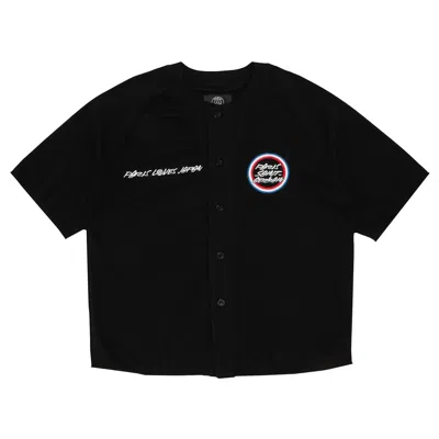 Pre-owned Paris Saint-germain X Futura Baseball Shirt 'black'