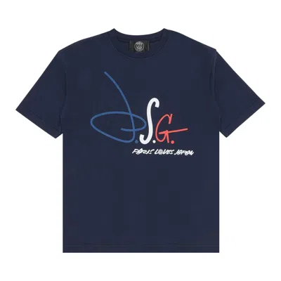 Pre-owned Paris Saint-germain X Futura T-shirt 'blue'