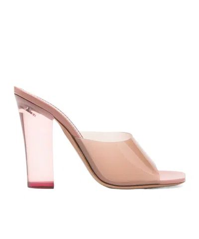 Paris Texas 100mm Ava Mule In Neutral
