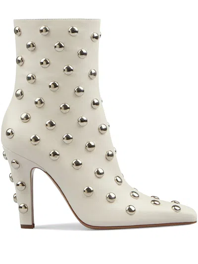 Paris Texas 100mm Belle Ankle Boots In Neutrals