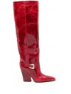 Paris Texas 100mm Jane Boots In Red