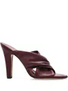 Paris Texas 100mm Maria Sandals In Red