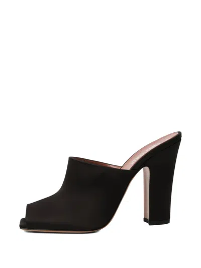 Paris Texas 100mm Rosie Heeled Mules In Brown