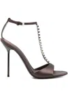 Paris Texas Lidia T-strap Sandal In Gray