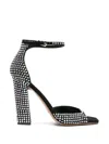 Paris Texas Holly Grace Iridescent Effect Sandals In Black