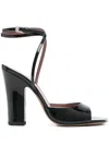 Paris Texas Lara Sandal 100 Sandals In Black Patent Leather In Black