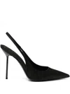 Paris Texas Slingback Pumps Pointed Toe Design In Black