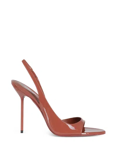 Paris Texas Lidia Slingback Sandal In Brown