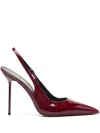 Paris Texas Patent Leather Lidia Slingback Pumps 105 In 红色