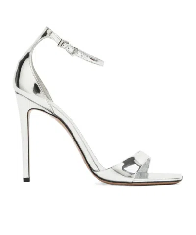 PARIS TEXAS 105MM PATENT LEATHER SANDALS