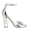 Paris Texas 105mm Patent Leather Sandals In White