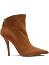 Paris Texas 105mm Suede Pointed-toe Ankle Boots In Brown