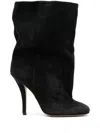 Paris Texas Esther Ankl Boot 105 High Heels Ankle Boots In Black Suede In Black
