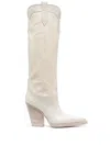 Paris Texas 110mm Leather Knee-length Boots In Neutrals