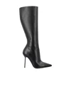 Paris Texas 110mm Leather Stiletto Boots In Black
