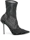 Paris Texas Embellished Lidia Ankle Boots In Black