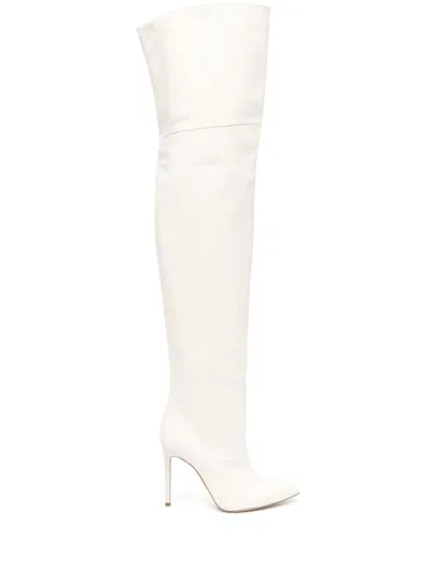 Paris Texas 115mm Over-the-knee Boots In Neutrals