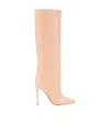 Paris Texas 120mm Crocodile-embossed Leather Boots In Nude