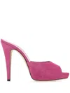 Paris Texas Open Toe High Heel Sandals In 粉色