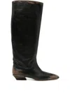 Paris Texas Black Bettina 25 Tall Boots In Black