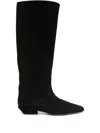 Paris Texas 25mm Bettina Pointed-toe Boots In Black