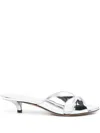 Paris Texas 40mm Leather Mules