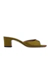 Paris Texas 50mm Lara Mules In Green