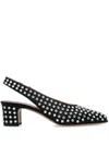 Paris Texas 50mm Lavinia Slingback Pumps In Black