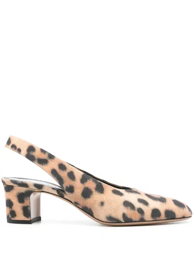 Paris Texas 50mm Lavinia Slingback Pumps In Neutrals