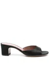 Paris Texas Mules In Black Patent Leather In Black