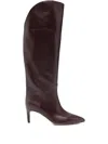 Paris Texas Gaia 60 Leather Knee-high Boots In Red