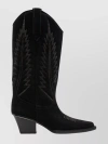 Paris Texas 60mm Heel Cuban Pointed Toe Boots