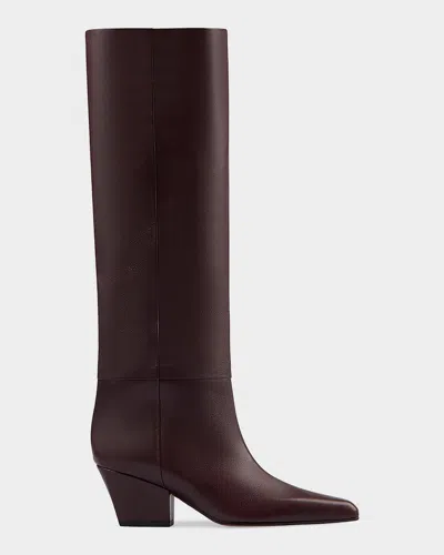 Paris Texas 60mm Jane Leather Knee-high Boots In Brown