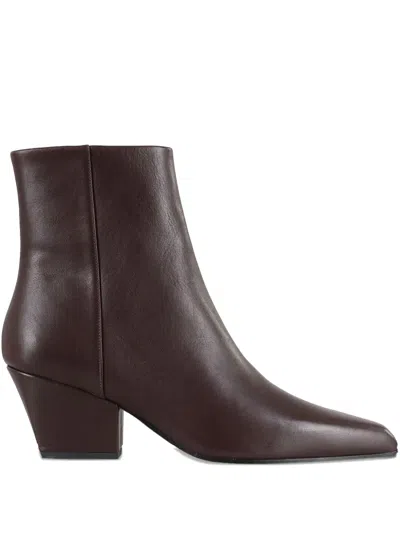 Paris Texas 60mm Pointed-toe Block-heel Boots